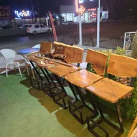 ۶ عدد صندلی چوبی برای کافه یا اوپن خونه