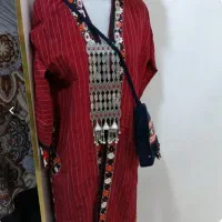 انواع شلوار نقش دار و لباس مجلسی و لباس کتن عروس