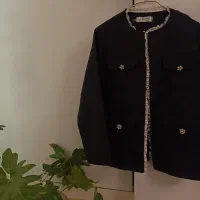 کت مجلسی زنانه فرانسوی مشکی