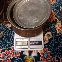 قابلمه مسی ۵ سایز نونو|ظروف پخت‌وپز|اراک, |دیوار