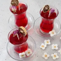 استکان چای. (شمع)|کلکسیون و سرگرمی|قم, هنرستان|دیوار