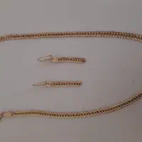 گردنبند و گوشواره طلا|جواهرات|بیرجند, |دیوار