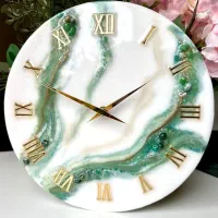 ساعت،ظرف و زیورآلات رزینی