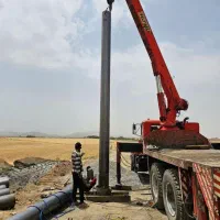 حفاری چاه عمیق ونیمه با دستگاه