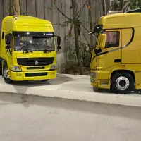 کارگرساده برای نظافت تعمیرگاه کامیون