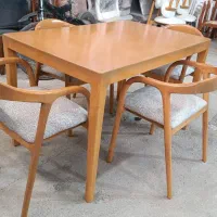 میز ناهار خوری ۴ نفره چوب راش