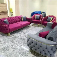 مبل راحتی/چستر لمسه دیاکو*|مبلمان خانگی و میز عسلی|قم, باغ شریفی|دیوار