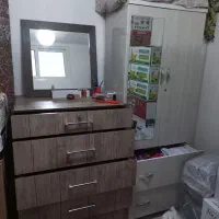 کمدلباس دو درب اینه دراور ۵کشو مناسب جهیزیه نو|جاکفشی، کمد، دراور|مشهد, عبادی|دیوار