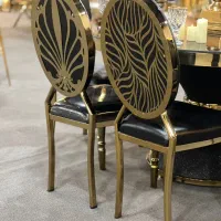 صندلی فلزی تالار،هتل و رستوران/ آبکاری pvd