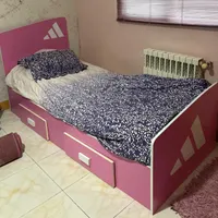 تخت و تشک با دو کشو