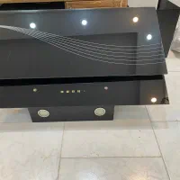 هود لمسی شیشه ای مشکی