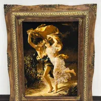 تابلو فرش چله ابریشم