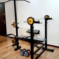 میز ورشی ۵۸کاره پروفیل۶۰در۶۰عرض ۱۱۰ دستگاه بدنسازی|تجهیزات ورزشی|کرج, کوی مهر|دیوار