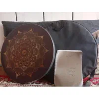 دف با کیف و جزوه|سازهای سنتی|کردکوی, |دیوار