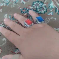 دوعدد انگشتر نقره