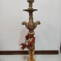 قلیان برنجی قدیمی|صنایع دستی و سایر لوازم تزئینی|محمدشهر, محمدشهر|دیوار