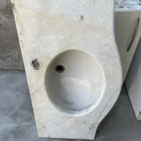 سینگ دستشویی کاملا سنگ