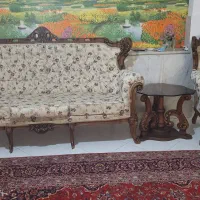 مبل سلطنتی ۹نفره به همراه دومیزعسلی کوچک|مبلمان خانگی و میز عسلی|کرمانشاه, |دیوار
