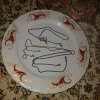 ۳ عدد زنجیر گردنبند استیل نو