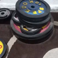 صفحه وزنه و دوعدد دمبل