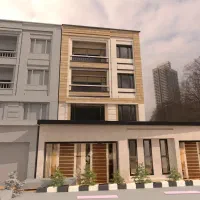 فروش 3 طبقه نوساز ویلایی تاپ لوکیشن شهرک راه آهن