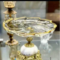 سرویس پذیرایی کریستال لب طلا ۲۴ نفره آکبند