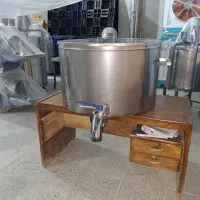 پاتیل پخت شیر دیگ چلو پز پروسس تانک میکسر 1000|ظروف پخت‌وپز|بندرعباس, |دیوار