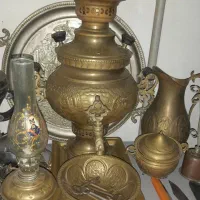 سماور برنجی 7 تیکه