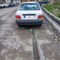 سواری پراید سفید ۸۵