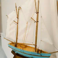 ماکت قایق (کشتی )بادبانی کوچک
