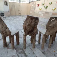 صندلی های تنه درختی