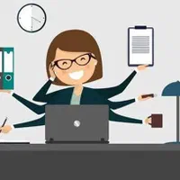 منشی خانم %90 دورکاری پاره وقت نیمه وقت