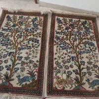 دو عدد قالیچه دستباف از عکس زیبا تر|فرش|تهران, شهرک ولیعصر جنوبی|دیوار