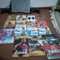 پلی استیشن ۱ همراه دو دسته شوک دار.وبازی|کنسول، بازی ویدئویی و آنلاین|شیروان (خراسان), |دیوار