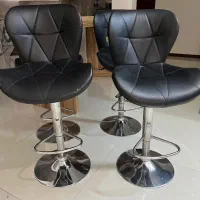 چهار عدد صندلی اپن رویه چرم