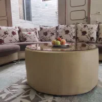 مبل ال ۹ نفره|مبلمان خانگی و میز عسلی|صحنه, |دیوار