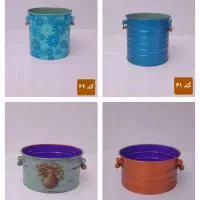سطل های فلزی خوشگل