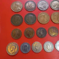 ۲۳عدد سکه خارجی قدیمی و کمیاب