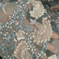 لباس مجلسی تمامن نگین و پولک|لباس|قم, امامزاده ابراهیم|دیوار