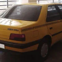 تاکسی پژو زرد خورشیدی مدل 88 دوگانه سوز شرکتی