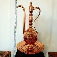 آفتابه و لگن مسی زنجان
