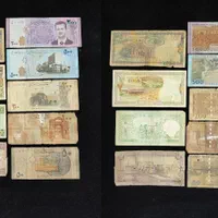مجموعه اسکناس خارجی و کلکسیونی کشورهای مختلف|کلکسیون سکه، تمبر، اسکناس|قم, آزادگان|دیوار