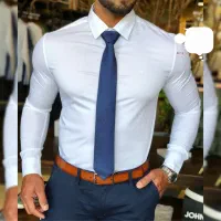 پیراهن پنبه دوشین(پارچه چینی زد چروک)) شیک و مجلسی