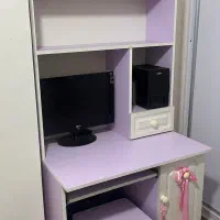 میز و صندلی کامیپوتر و کتابخانه