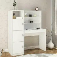 میز تحریر و کامپیوتر.