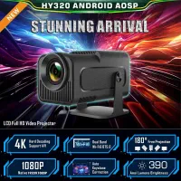 ویدئو پروژکتور پرتابل اندروید مدل hy320 بزرگ 4K|تلویزیون و پروژکتور|اصفهان, چرخاب|دیوار