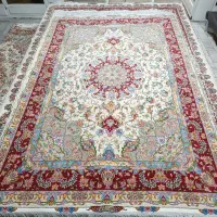 فرش تک ۶ متری عُلیا تبریز             ۴۰ رج،ابریشم