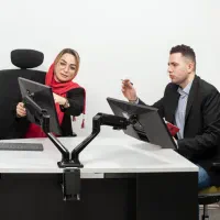 پایه مانیتور کاملا نو فقط پک باز شده. ergo