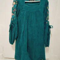 پیراهن آستین گلدوزی