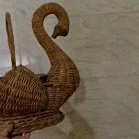 سبد حصیری مدل قو برای شب یلدا و خونچه